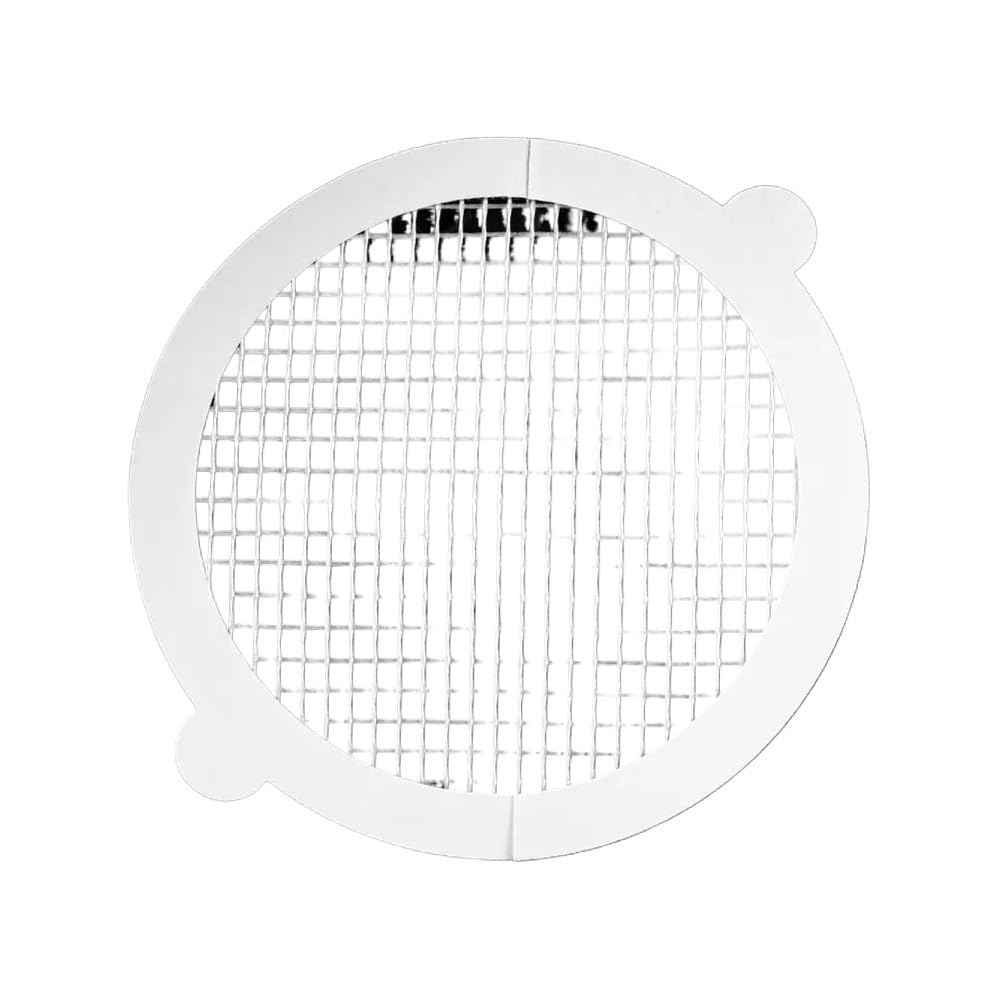 Filtro desechable antibloqueo adhesivo de drenaje de suelo de malla para recoger el pelo, tapón de drenaje de ducha, cocina, baño, fregadero bloqueador (rotundidad, 20 unidades)