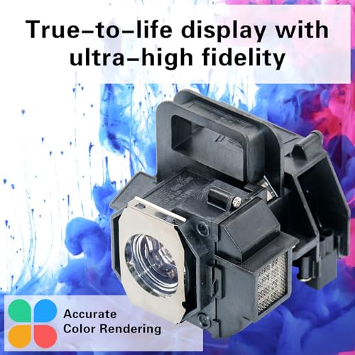 Image of V13H010L49 Replacement Projector Lamp Bulb for Epson ELPLP49 PowerLite Home Cinema 8500UB PowerLite PC 9700UB PowerLite 9700UB EMP-TW5000 EMP-TW3800 EH-TW5000 EH-TW4500 with Housing