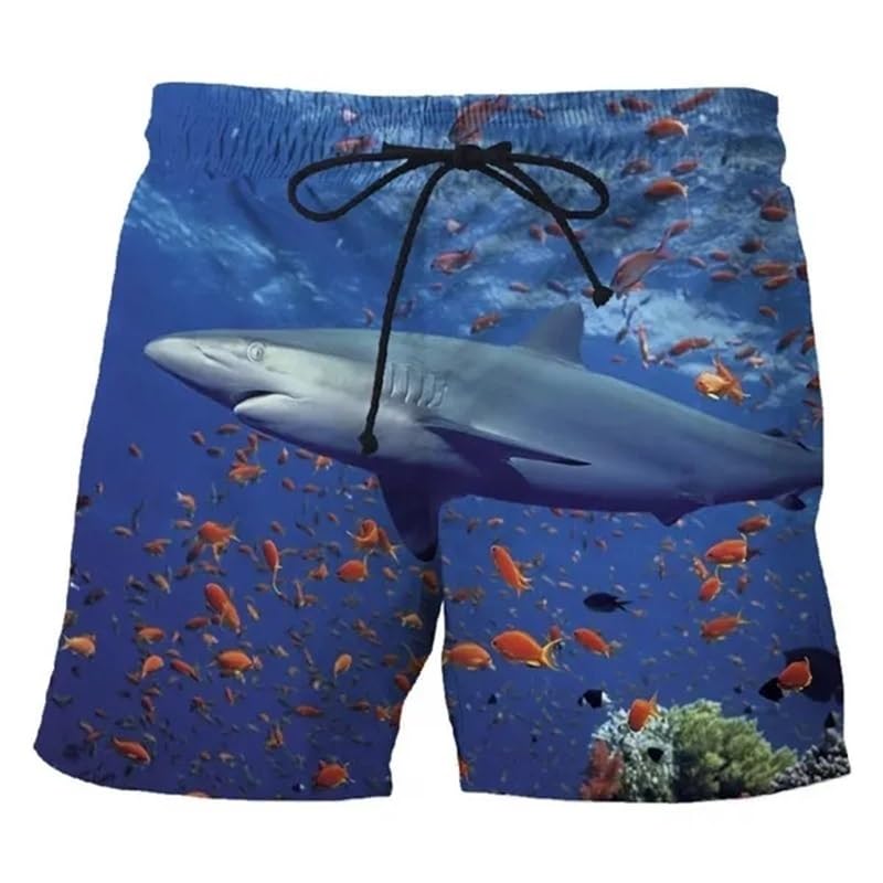 Men‘s Summer Big Movie 3D Printing Shorts Unisex Casual Beach Short Pants Swim Trunks Shark Shorts Beach Shorts4