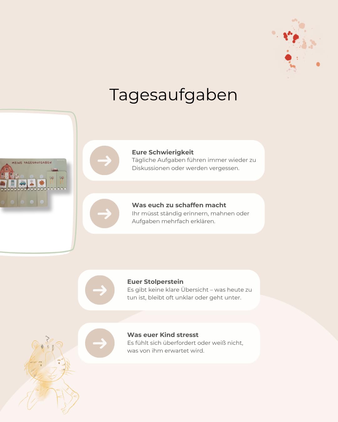 Starterset für Kinder inkl. 525 Symbole – Wochenplaner A4, Morgenroutine, Abendroutine & Tagesaufgaben (Bauernhof)