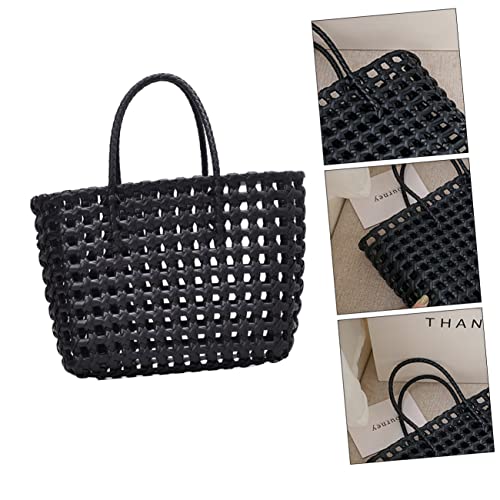 1pc Women Grass Woven Pouch Casual Storage Bag for Beach Party Shopping Chic Handbag Adorable Design and Material2