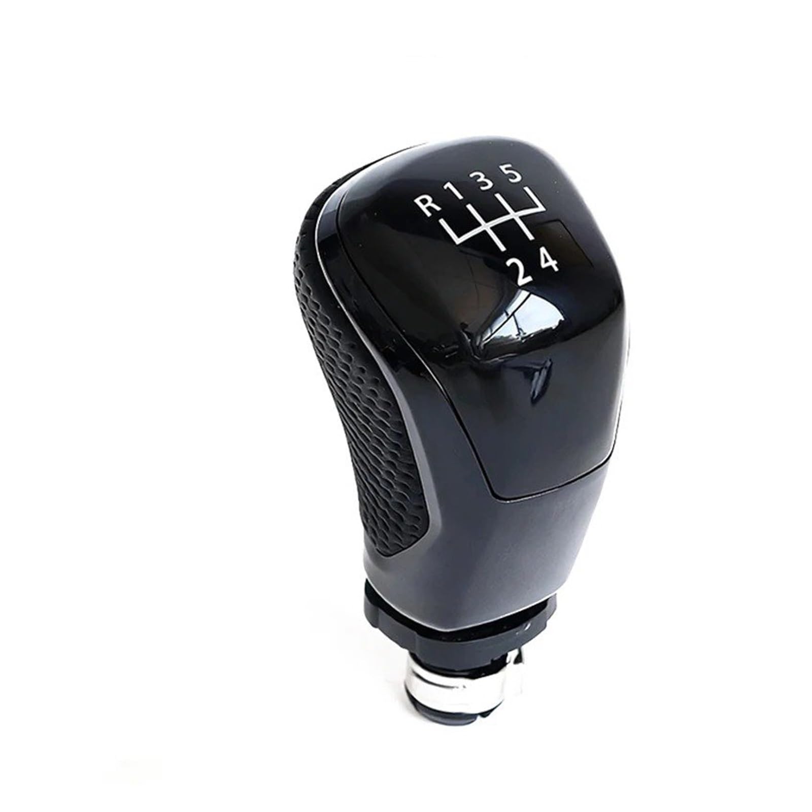 SAUANMNKTP Gearshift Knob for VW for Golf for Polo for Bora for Passat Ibiza 6J 5 6 Speed Car Shift Gear Knob Lever(Black 5 Speed)