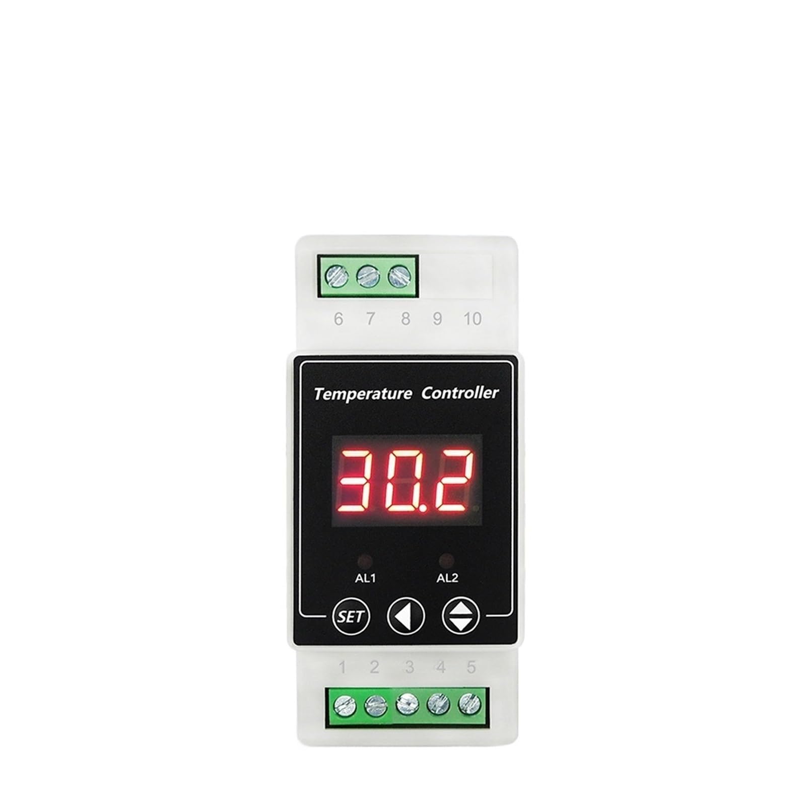 Thermostat sur rail avec sortie relais bidirectionnelle AC100V-240V