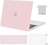 Vista 38 de MOSISO - Funda rígida de plástico con protector para teclado y pantalla, bolsa para MacBook Pro de 13 pulgadas M2 2025/2024/2023/2022-2016, A2338