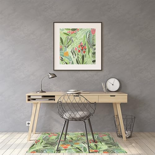 Protège-sol imperméable et tapis de chaise antidérapant PVC