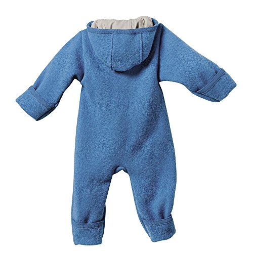 disana Baby Walk de mono bio de merino lana virgen azul Blau-A Talla:74/80