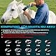 Schermaschine Pferd für Makita 18V Akku,2500 RPM/Min Motor,6 Gang 35 Profi Kabellos pferde schermaschine für Dickes & Verfilztes Haar (ohne Akku)