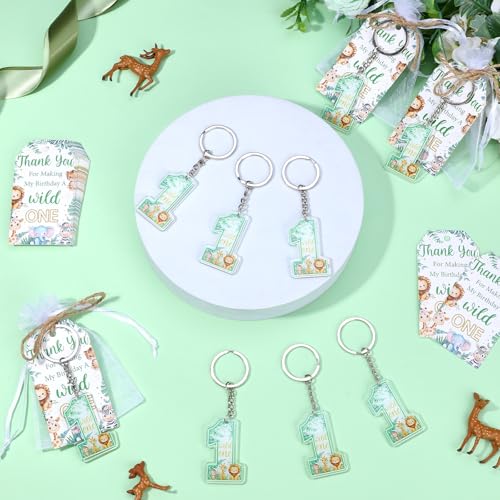 Image of Party Favors Theme Baby-Shower Keychain Set
