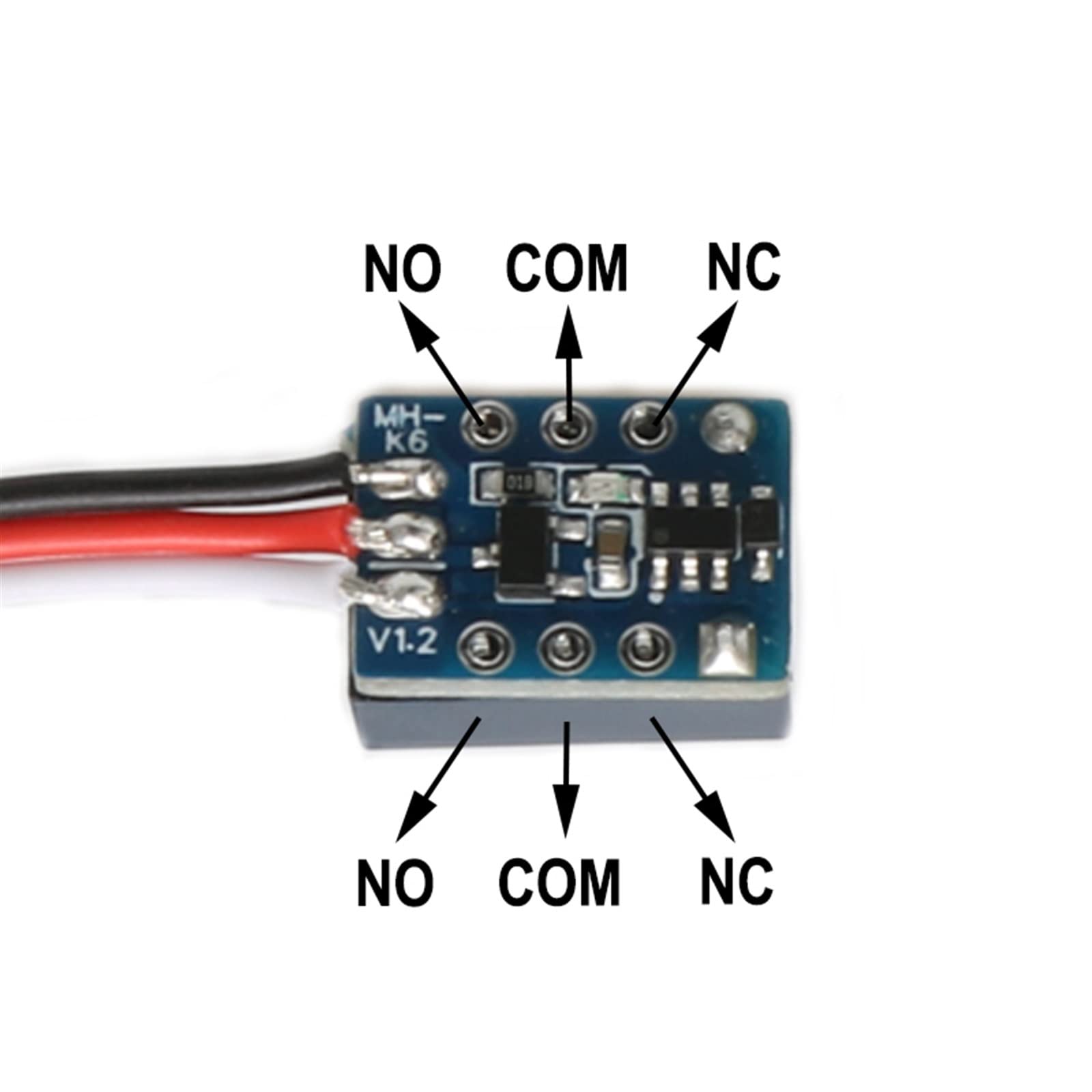 1 Pieza RC Modelo avión no tripulado 5-10 V Receptor PWM relé Interruptor zumbador luz Bomba de Humo Controlador cámara módulo Universal Encendido/Apagado