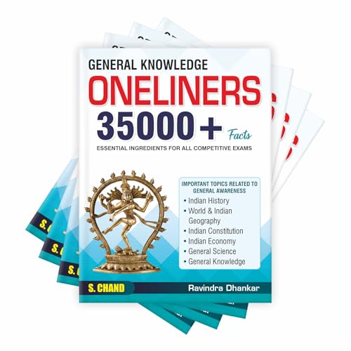 Image of General Knowledge GK For all Competitive Exams 2024 | One Liner 35000+ Facts | Up-to-date | Topicwise - Indian History, Economy, Constitution, World & Indian Geography, General Science - S Chand Book