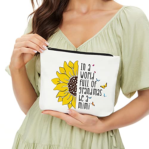 JIUWEIHU Mimi Gifts: New Grandma Gift - Makeup Bag for Mother's Day, Thanksgiving, Christmas3