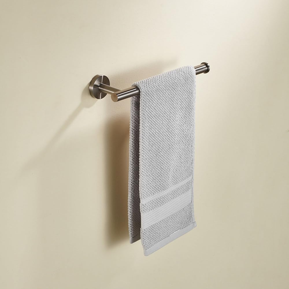 Barre de support gris pistolet et rangements pour douche moderne