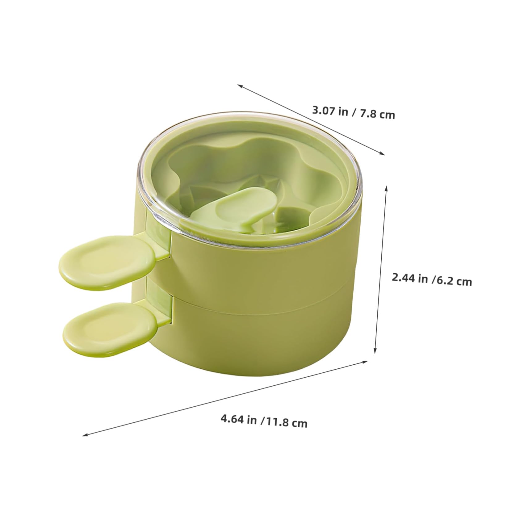 PRETYZOOM 4 Ensembles Moule à Glace Moule Esquimaux Silicone Pour Crème Glacée Gel De Silice