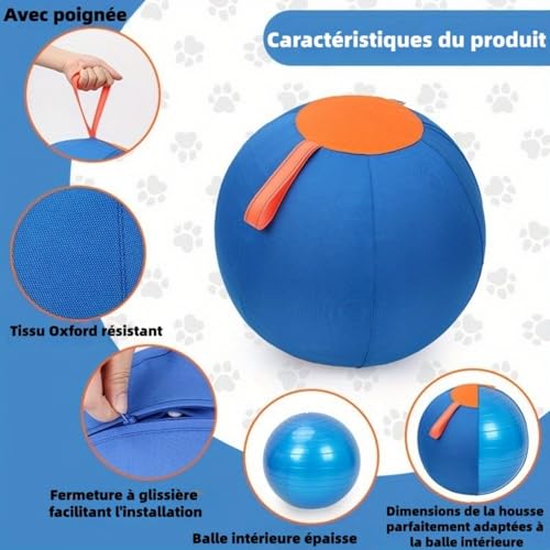 Balle interactive pour chien jouet interactif résistant MEIION intérieur