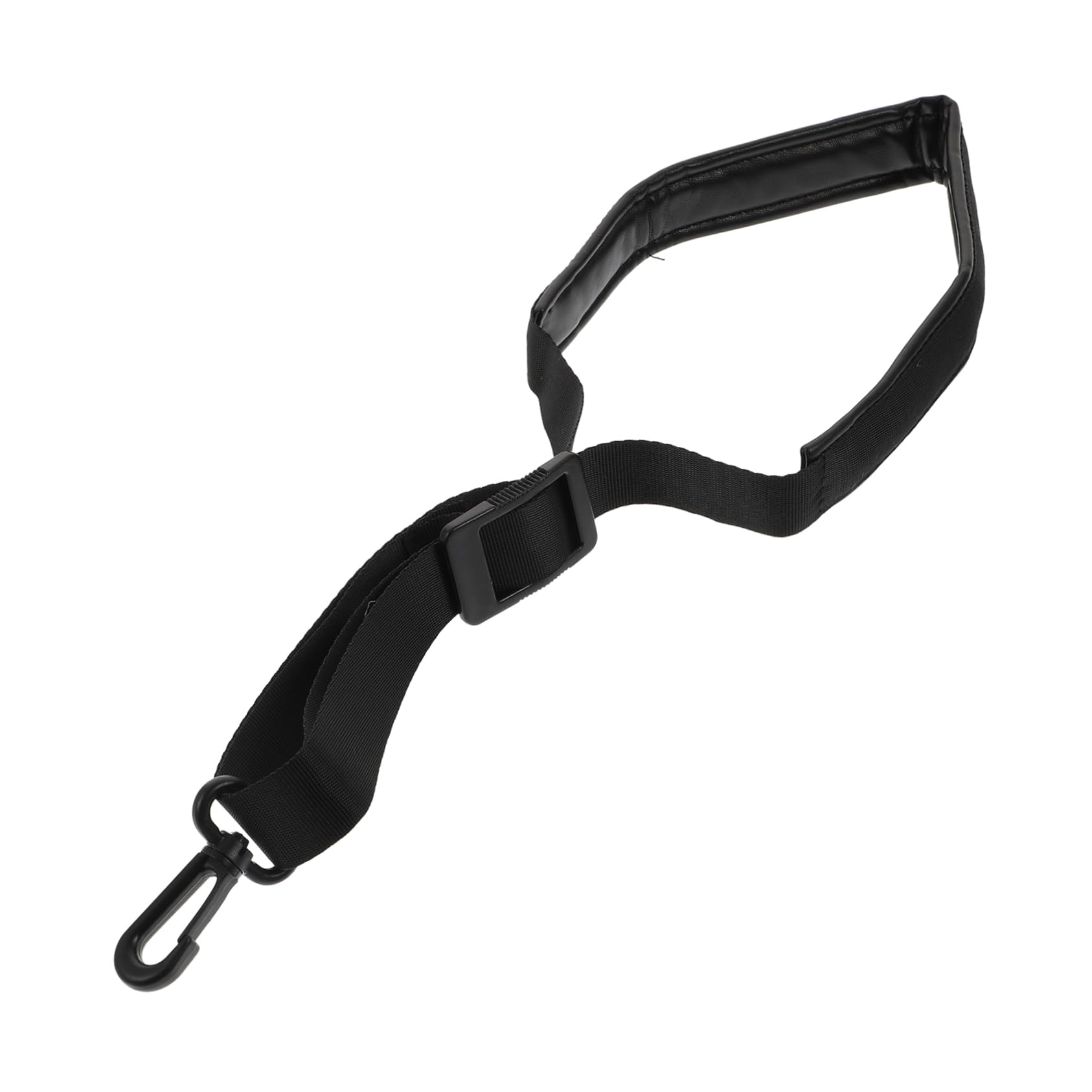 GOOHOCHY Comfortable Saxophone Neck Strap Soft Saxophone Shoulder Belt Aluminum Hook for Tenor Sax