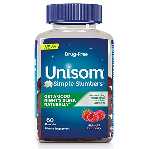 Unisom Simple Slumbers Drug-Free Sleep Aid Gummies Melatonin 5mg
