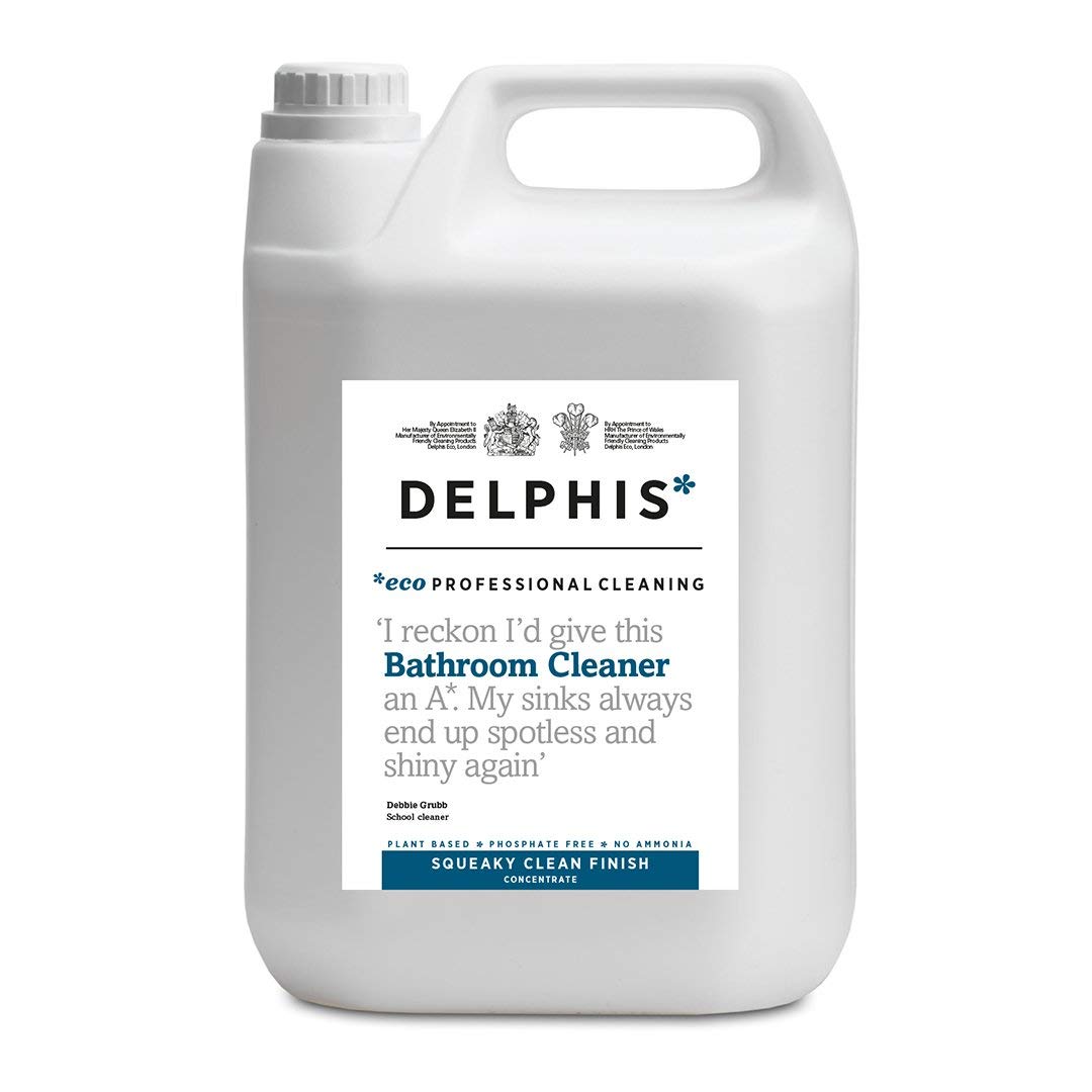 Buy Delphis Eco Bathroom Cleaner Plantbased, Vegan Bathroom Cleaning Spray, Free from