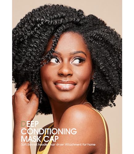 Sonnorel Combo de secador de cabelo para secar cabelos encaracolados, tampa de rede ajustável, tampa