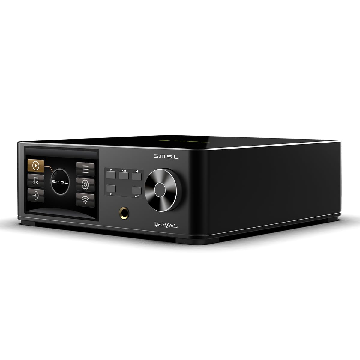 S.M.S.L DP5SE Audio Player HiFi Player Balanced Preamp Network Music Player ES903902MD/A Chip,DLNA AirPlay Hiby link,USB/Optical/Coaxial/I2S/AES/EBU/6.35mm Headphone Output,with Remote Control