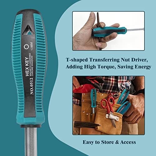 Mriuuod 10Mm Nut Driver, 6 Point Socket Hex Nut Driver Non-Magnetic Tip, 93Mm Hollow Shaft Nut Driver For Added High Torque, Tight Spaces, Precise Tightening Bolts And Nuts #TOP4