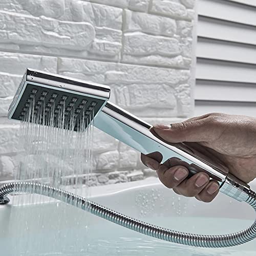 Mitigeur cascade bain douche en laiton avec douchette pour baignoire chic - 3