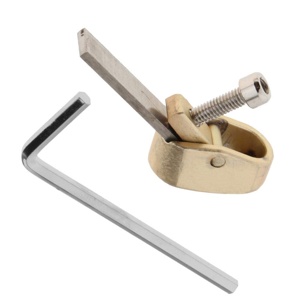 Wood Planer Hand Tool Thumb Plane Hand Plane Tool Mini Plane Wood Trimming Plane for Woodworking Surface Smoothing Edge Trimming (XXS,Golden)