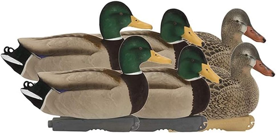 GHG Pro-Grade FFD Mallard Decoys - Active 6 Pack
