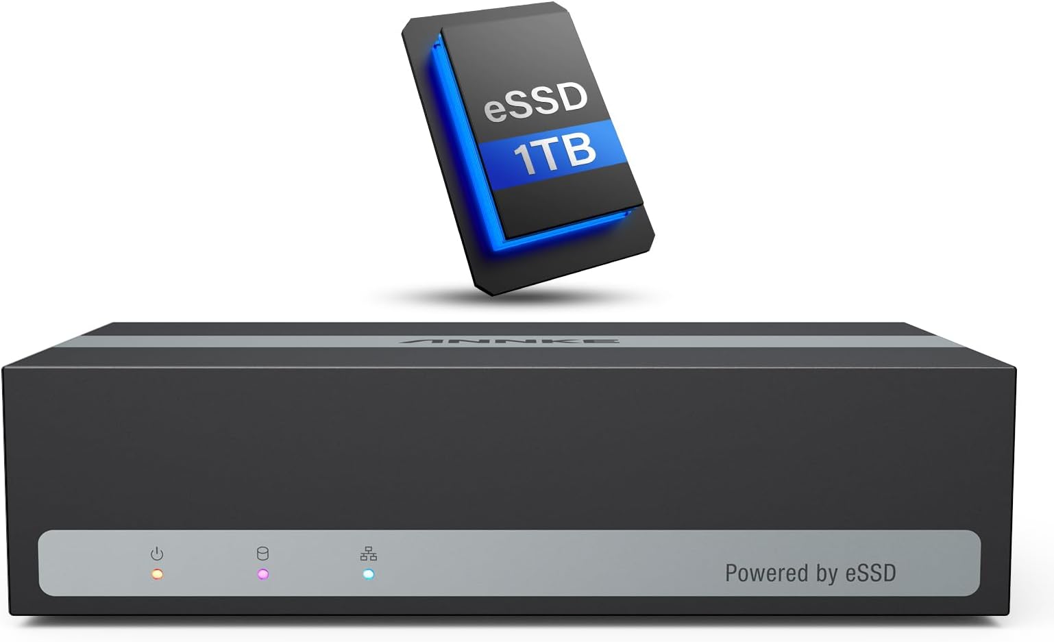 ANNKE 8CH 3K Lite Digital Video Recorder with SSD Internal Solid State Hard Drive 1TB, 8 Channel DVR with AI Human/Vehicle Detection, H.265 Hybrid 5-in-1 Security DVR, Hardware Encryption