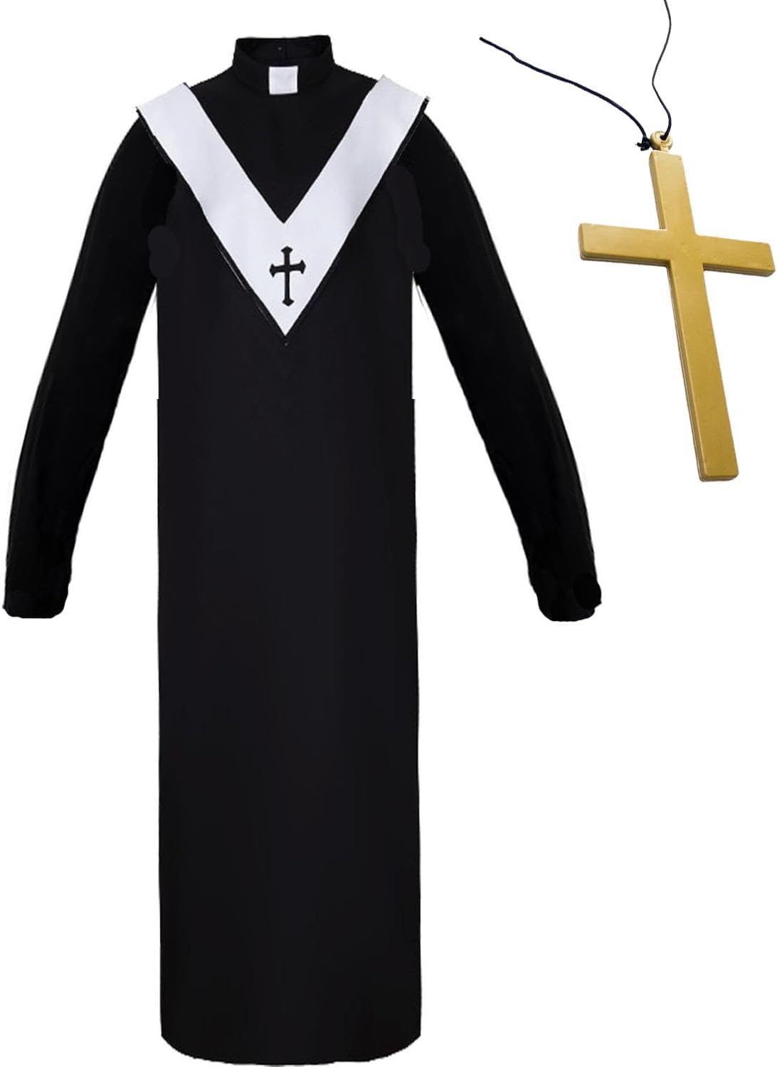 Men's Pope Costume Adult Church Catholic Priest Chasubles Vestments Costume Dress