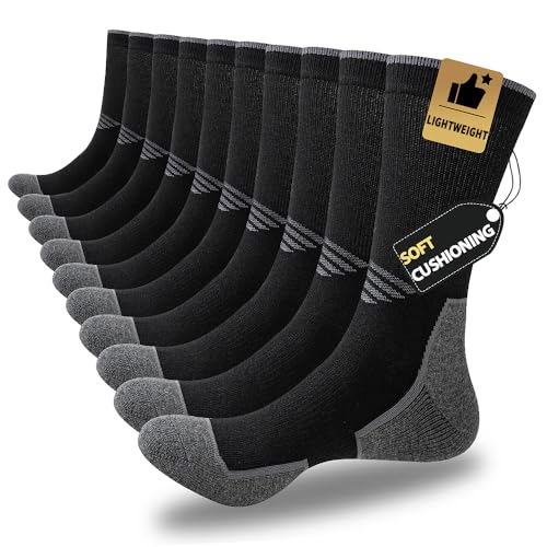 JOYNÉE Men's Cushioned Crew Socks