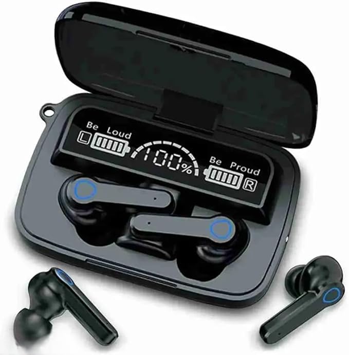 Image of M19 True Wireless Bluetooth 5.0 Earbuds | M19 Wireless Bluetooth Earphones with Charging Case | Mini Compact Portable Sports Ear pods