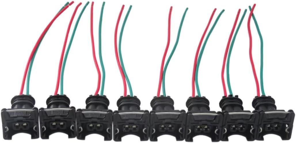 8pcs New Fuel Injector Wire Harness Repair Kit 0280150943 for 1987-1998 Jeep Cherokee 4.0L / 2.5L