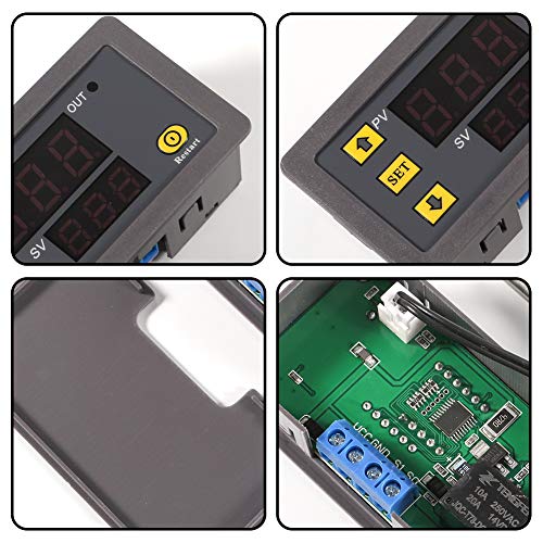 Digital Temperature Controller, W3230 Ac110-220V Led Digital Temperature Controller Thermostat Switch Sensor Meter(220V) #TOP2