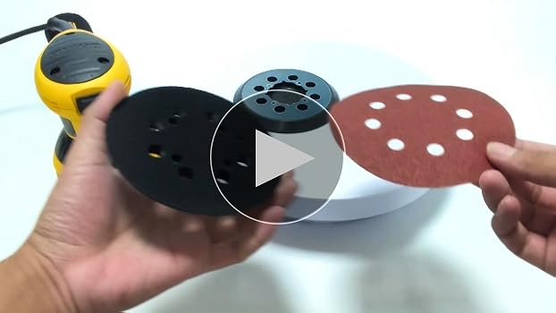 5 Inch 8 Hole Hook and Loop Replacement Sander Pads for