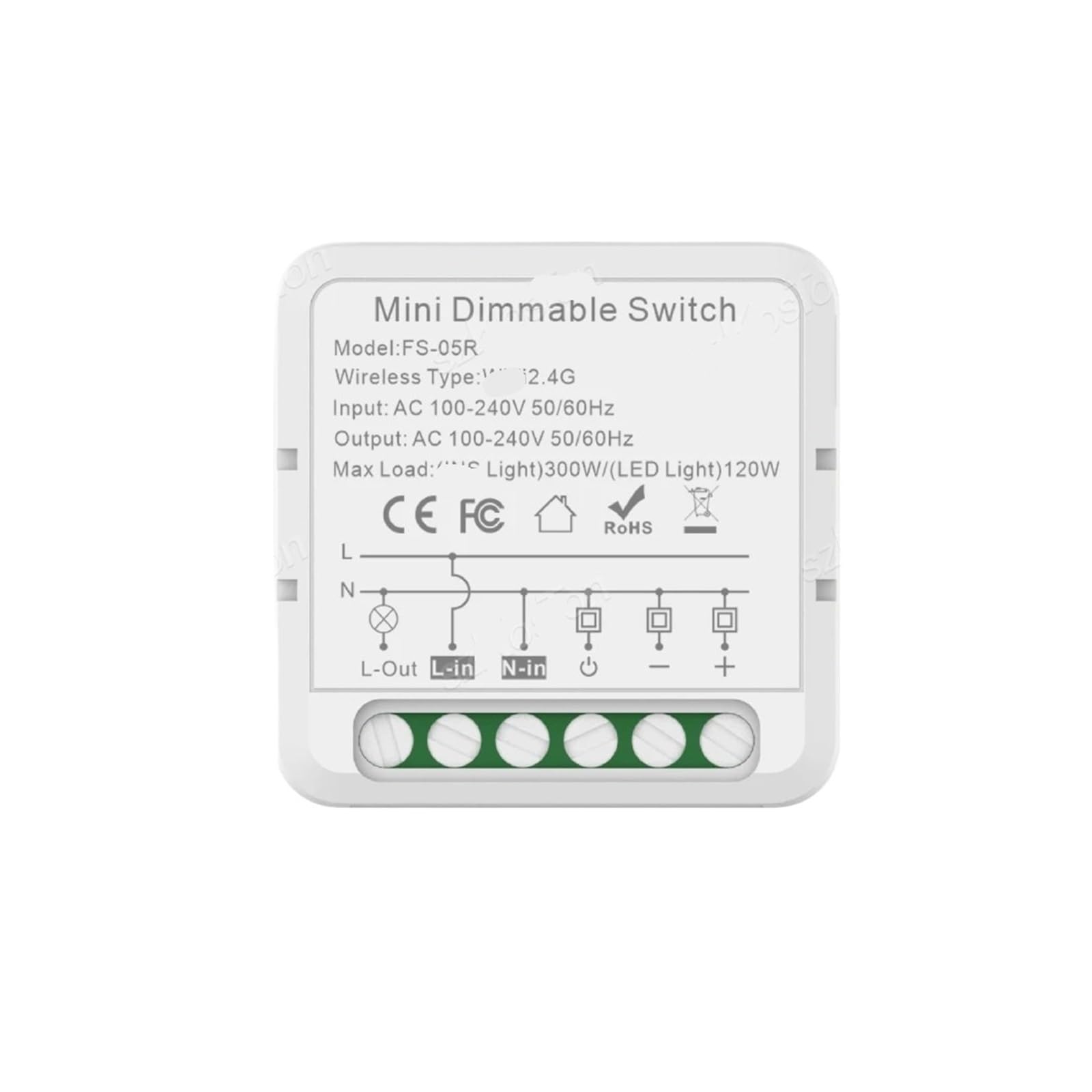 Variateur de lumière LED sans scintillement grâce au module de variateur intelligent va-et-vient