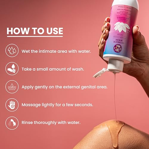 Image of Yu n Me Dryness Control Intimate Wash for Women | 200ml Feminine Hygiene Cleanser | Lotus & Rose Geranium Extracts | pH Balanced Vaginal Dryness Relief | Dermatologically Tested | Paraben & Sulfate Free | PO1