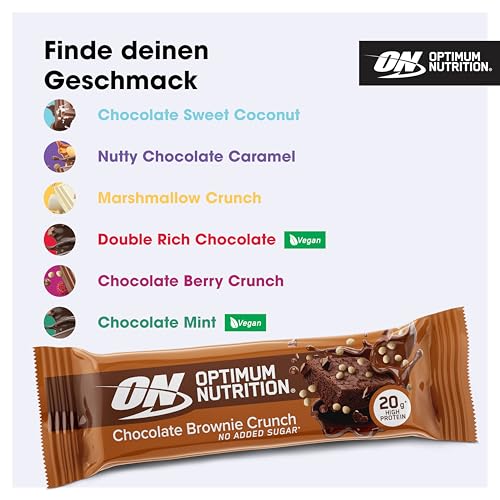 Optimum Nutrition Chocolate Brownie Crunch Protein Riegel, 10er Pack (1 x 65 g) – Ansicht 5