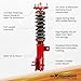 maXpeedingrods Coilovers for Mazda 3 BM 2014-2018, 24 Levels Damper Adjustable Coilovers Suspension Kit, Height Adjustable Shock Absorber Struts, Lowering Kit, Red