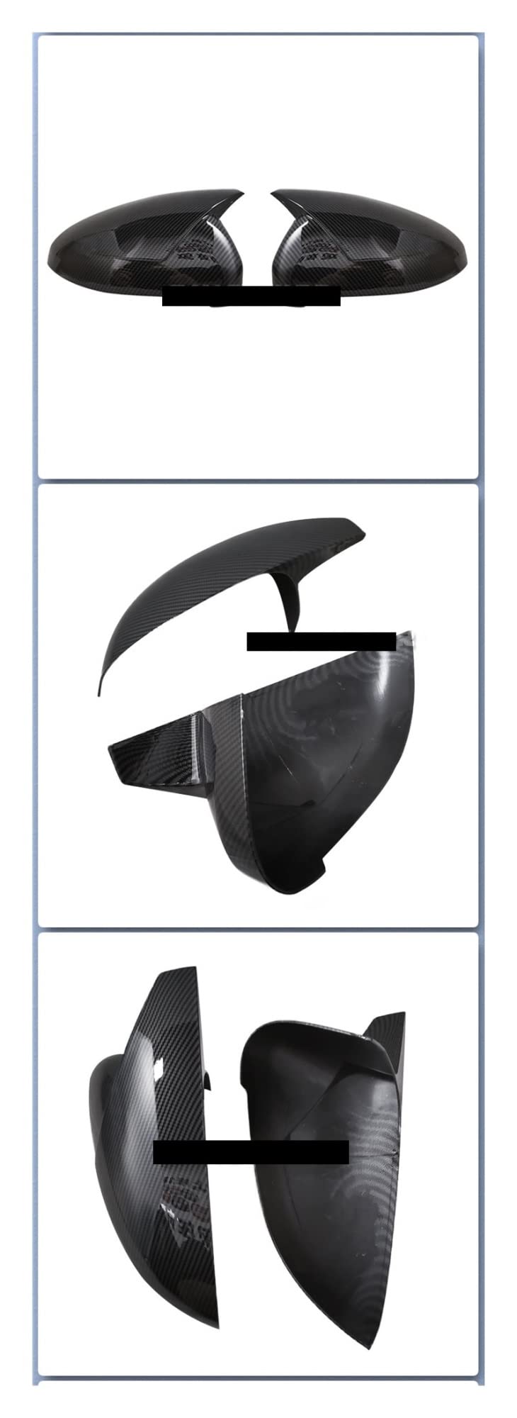 CARBON FIBER WING Mirror Cover Caps A4 S4 A5 S5 RS5 B9 Replacement PAIR CARBON FIBER WING Mirror Cover Caps A4 S4 A5 S5 RS5 B9 Replacement PAIR