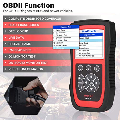 Escáner OBD2 Autel MaxiCheck Pro para ABS SRS y Purga de Frenos 5