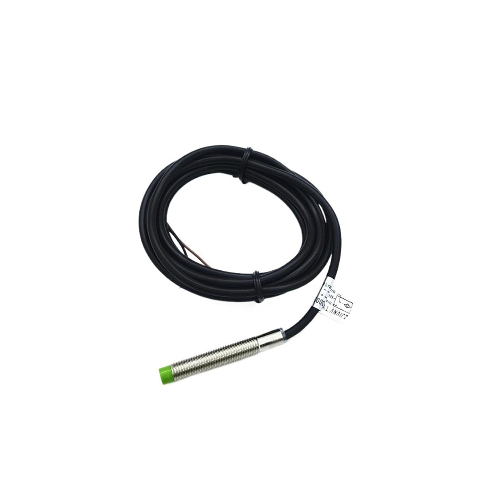 Non-flush Inductive Type Proximity Sensor Switch M8 Working Voltage 5V-30V NPN NO/NC 3 Wires Detection Distance 2mm
