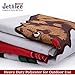 Jetlifee California State Flag 3x5 Ft 3 Layers Double Sided Embroidered Sewn Stripes and Brass Grommets Best 3 x 5 Foot USA Flag and California Flag for Outside (Embroidered)