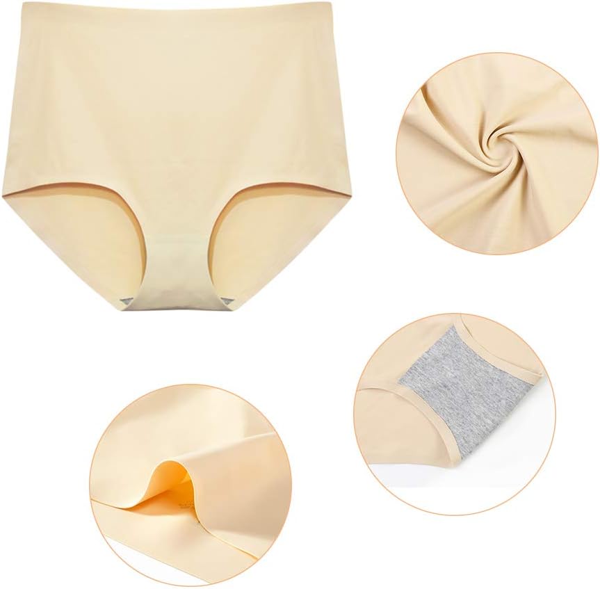 FallSweet No Show High Waist Briefs Underwear for Women Seamless Panties Multi Pack - Image 5