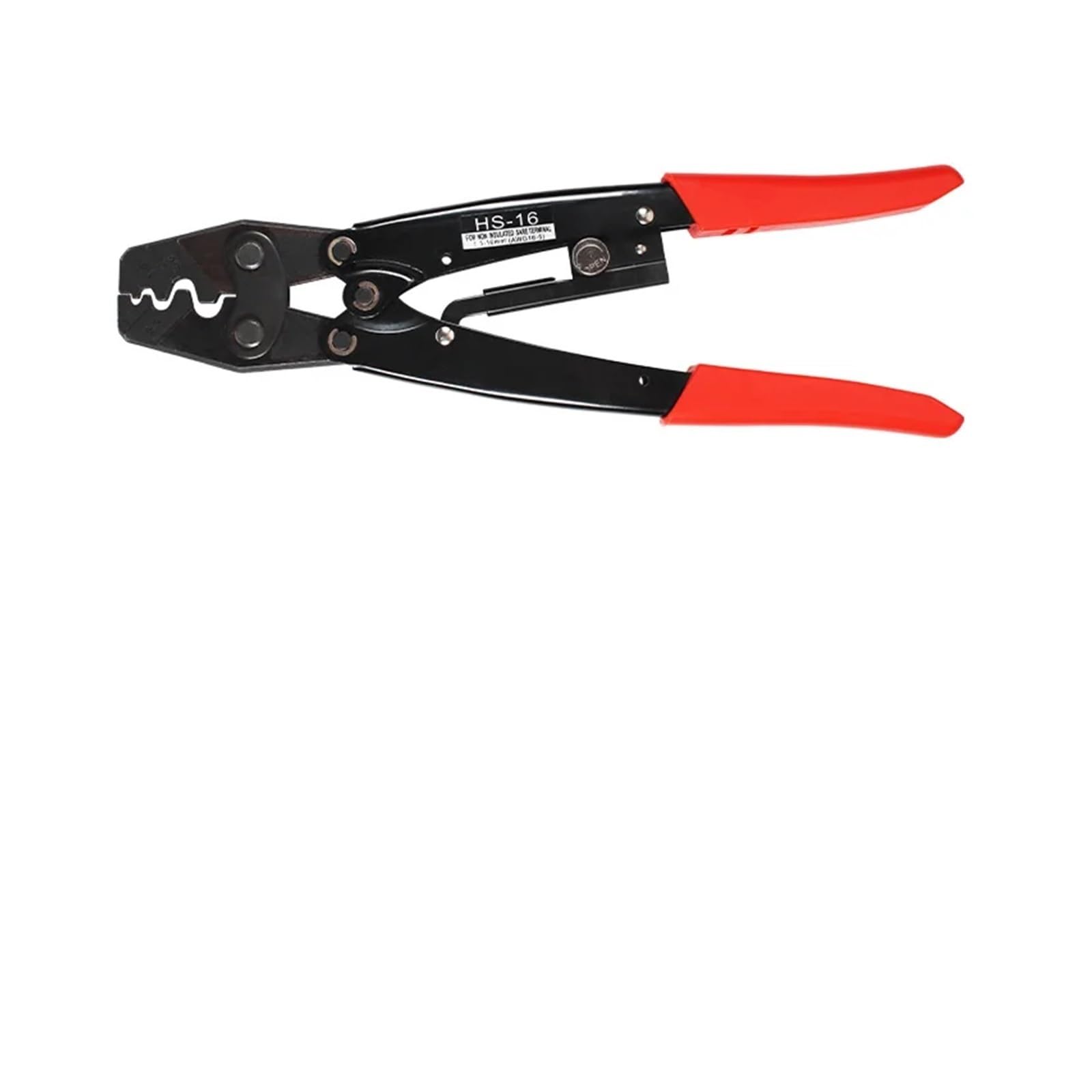Ewsdsfs Hs-16 Japanese Crimping Pliers Cable Lug Crimper Tool Bare Terminal Hand Tools For Non-Insulated Links(Hs-16)