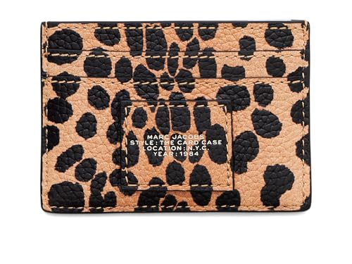 Marc Jacobs The Cheetah Leather Card Case, Black Multi2