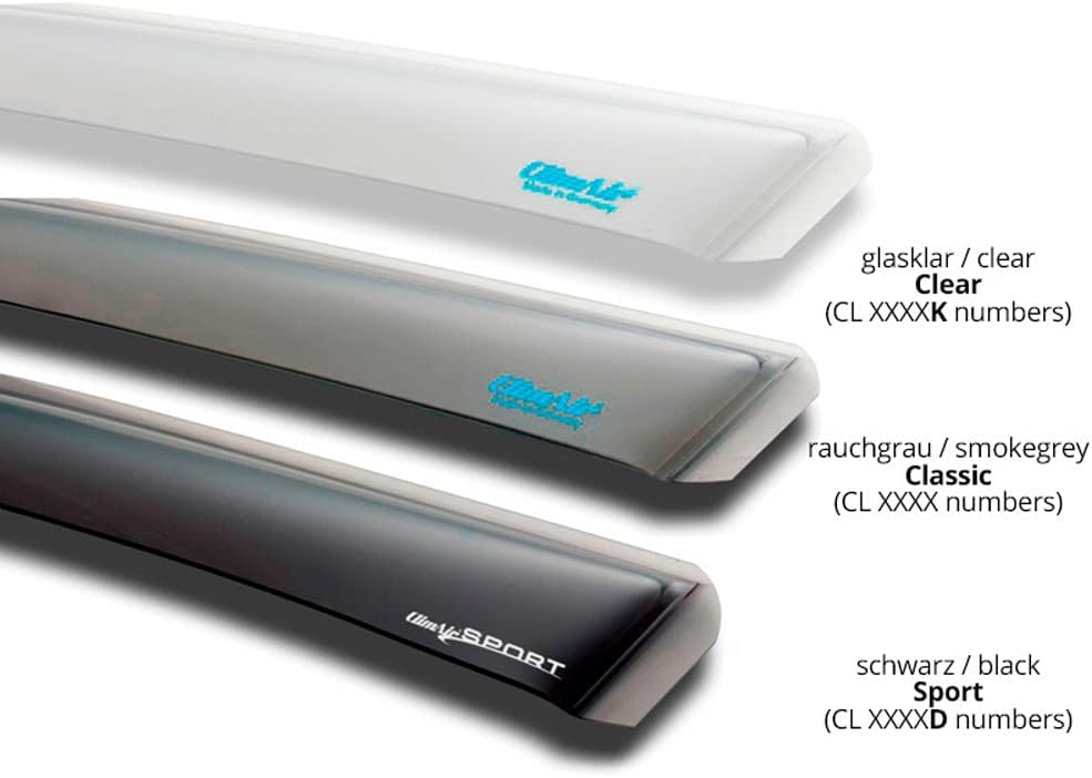 ClimAir Wind Deflectors Compatible with Mazda MX-30 (DR) 2020-