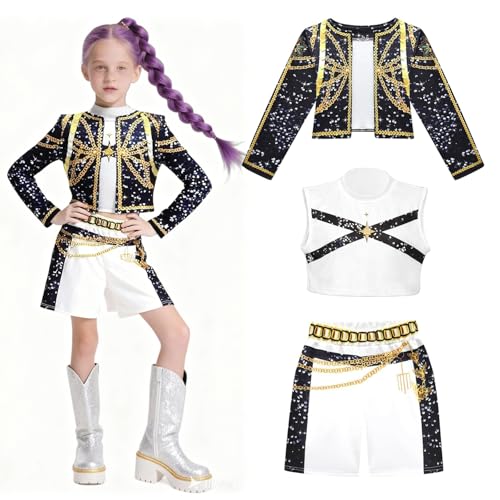 DTXYBC Costume de Cosplay Complet pour Femme, 3 pièces...