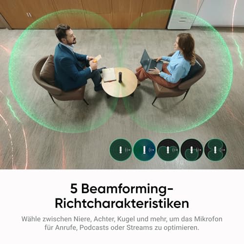 Insta360 Wave Graphitschwarz - Sprachrekorder, KI-Freisprecheinrichtung – Ansicht 6