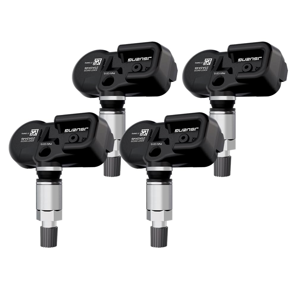 PMV-C010 TPMS Sensor fit for Toyota Lexus Scion, Tire Pressure Monitoring System Sensor Replacement for RAV4 Camry Corolla Yaris Prius Replaces 42607-06020 4260706060 4-Pack 315MHz