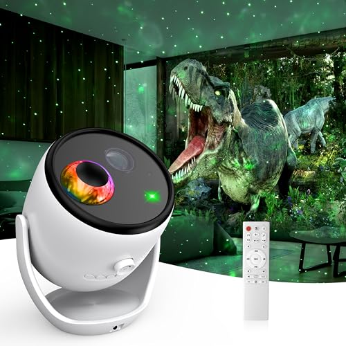 Twelvetooo 3D Galaxy Projector, Star Projector with 90 Dynamic Scenes, HD Planetarium Projector Night Light with Bluetooth Speaker for Room, Christmas Gift for Kids Adults, Relaxing Ambiance